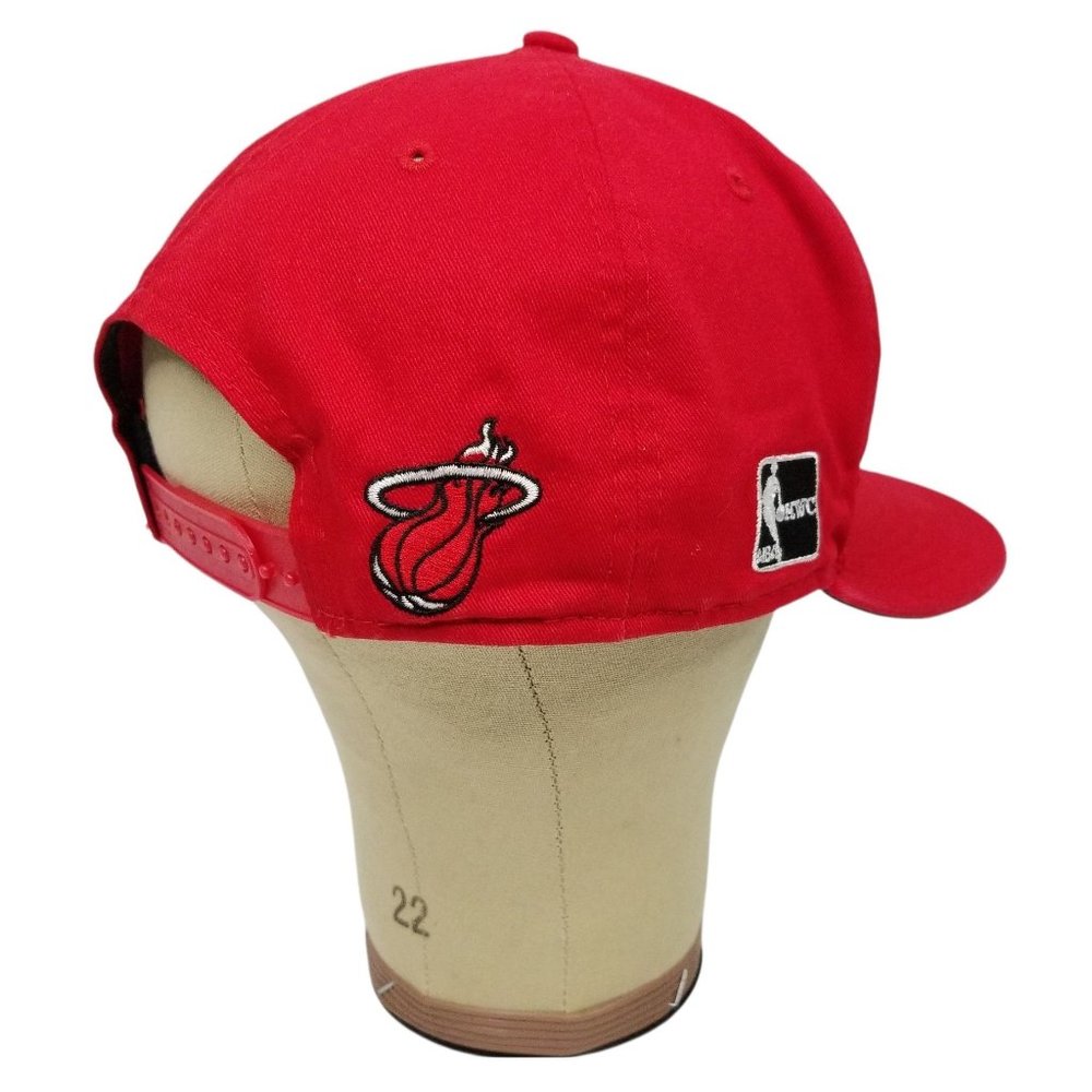 New Era Miami Heat Cap Hat Trucker Basketball NBA Snapback Red Embroidered HWC - Picture 3 of 11